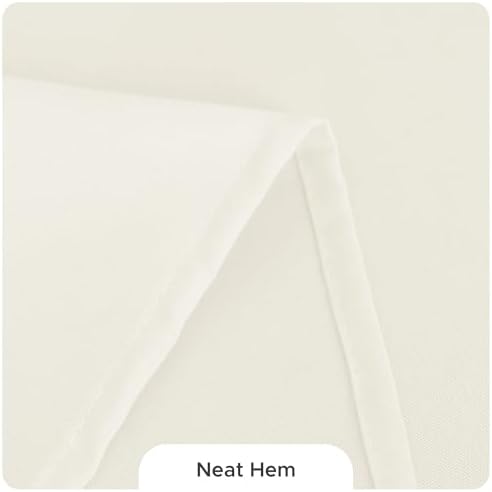 Fitable 8 Pack Ivory Tablecloths 90x132 Inch for 6 Foot Rectangle Tables - Image 4