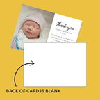 Copy King Baby Thank You Cards, 5x7 inches, 25 Cards - Image 3