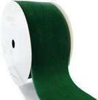 2" Velvet Ribbon Single Sided Soft Plush Luxury Craft Trim for Hair Bows Sewing Gift Wrapping Decorations Floral Arrangements and DIY Projects (Forest Green, 25 Yards) - Image 4