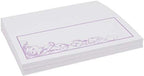 Scribble Vintage Swirl Place Cards, Lavender, Set of 150, Pre-cut and Score - Image 4