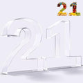 Ledido Reusable 10'' Fillable Acrylic Charcuterie Board Box Number 21 by Ledido