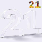 Ledido Reusable 10'' Fillable Acrylic Charcuterie Board Box Number 21 by Ledido