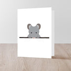 CafePress Pocket Mouse Greeting Cards Greeting Card (20-pack), Note Card with Blank Inside, Birthday Card Matte - Image 4