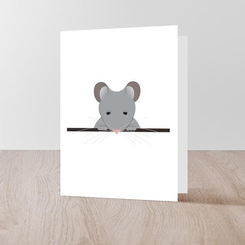 CafePress Pocket Mouse Greeting Cards Greeting Card (20-pack), Note Card with Blank Inside, Birthday Card Matte - Image 4