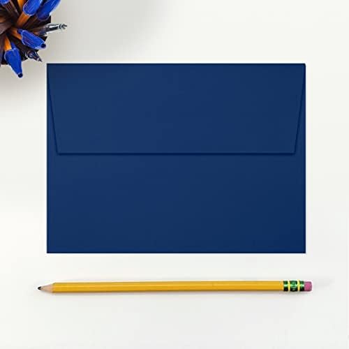LUXPaper A7 Invitation Envelopes | Peel & Press | 5 1/4" x 7 1/4" | Navy Blue | 80lb. Text | 500 Qty - Image 4