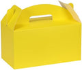 Yellow Gable Boxes with Handles, 9.45"x5"x5", 30 Pack by AOSRIC