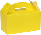 Yellow Gable Boxes with Handles, 9.45"x5"x5", 30 Pack by AOSRIC
