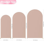 Wokceer Arch Backdrop Cover Nude Arch Covers Stretchy 7.2FT,6.6FT,6FT - Image 2