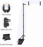 EMART Backdrop Stand 10x7.8FT Adjustable Back Drop Stand for Party Events - Image 5