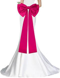 Detachable Coquette Satin Big Bow for Dress Cute Decor Bowknot by GRYUIRY