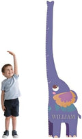 Personalized Wooden Elephant Growth Chart Ruler,Customized Height Growth Chart Kids,Baby Boy Girl Measurement Ruler,No-Drill Wall Decor Baby Room Nursery by Chgcuofce