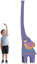 Personalized Wooden Elephant Growth Chart Ruler,Customized Height Growth Chart Kids,Baby Boy Girl Measurement Ruler,No-Drill Wall Decor Baby Room Nursery by Chgcuofce
