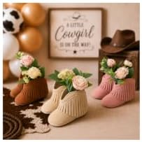 12 PCS Baby Shower Decorations for Table, Cowboys and Cowgirls by AFEWD