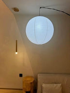 Large 23inch White Round Paper Lamp shade,Chinese Lanterns,Pendent Paper Lantern,Interior Decoration - Image 4