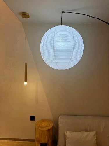 Large 23inch White Round Paper Lamp shade,Chinese Lanterns,Pendent Paper Lantern,Interior Decoration - Image 4