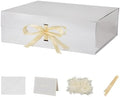 BoxSkivra Silver Extra Large Gift Box 19x16x6 Inch Jumbo Box, 3 Pack by Unknown