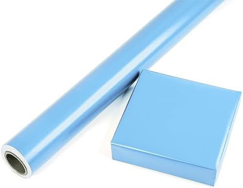 RUSPEPA Sky Blue Wrapping Paper Solid Color for Wedding, Birthday, Shower, Congrats, and Holiday - 30 inches x 100feet - Image 6