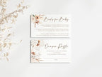 All Ewired Up Personalized Pampas Grass Oh Baby Greenery Boho Shower Invitations and Envelopes, Diaper Raffle Cards, Books Library Inserts, Baby in Bloom, Gender Neutral - Image 3