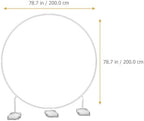 Balloon Arch Kit with Base, Pvc, Reusable White - Image 2