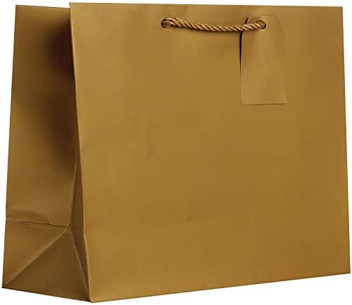 Jillson Roberts Hanukkah Gift Bags with Coordinating Tissue, Gift Wrapping Supplies, Silver/Gold/Royal/White, Large-6 Count - Image 3