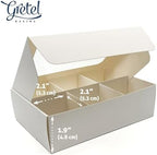20-Ct White Treat Boxes, 6.5x4.5x1.9in, Window & Dividers - Image 6