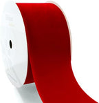 2" Velvet Ribbon Single Sided Soft Plush Luxury Craft Trim for Hair Bows Sewing Gift Wrapping Decorations Floral Arrangements and DIY Projects (Red, 25 Yards) - Image 4