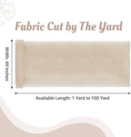 80 Yard Organza Fabric 44" Wide for Wedding Event Décor - Cream - Image 2