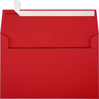 LUXPaper A9 Invitation Envelopes | Peel & Press | 5 3/4" x 8 3/4" | Ruby Red | 80lb. Text | 500 Qty by LUXPaper