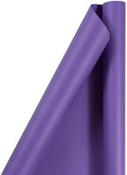 JAM Paper Gift Wrap - Matte Wrapping Paper - 100 Sq Ft Total - Matte Purple - 4 Rolls/Pack - Image 2