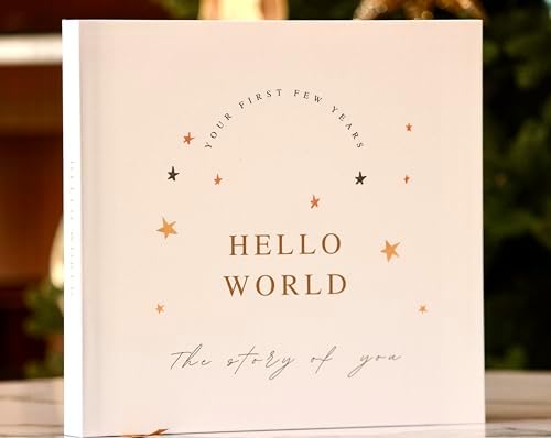 Joss & Lac Design Gender Neutral | Minimalist Keepsake Memory Book Photo Album for Baby Boy or Girl First 5 Years – A Milestone Book to Record Every Event from Birth to Age 5 (Sky Star) - Image 3