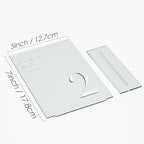 Sliver Wedding Table Numbers 1-20 with Stands, 5"x7" Sliver Mirror Acrylic Table Numbers for Wedding Reception (Sliver Mirror White Font, Number 1-20, 5"x7") - Image 2