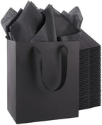 Addblu 30 Pack Black Gift Bags with Handles by Unknown