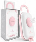 Keepigo| Baby Pink Diaper Bag Wipe Dispenser | 3-in-1 Portable Diaper Caddy Organizer, Baby Wipe Holder with Disposable Bags | Baby Essentials for Newborns, Toddlers, Travel & Baby Shower Gifts by Unknown