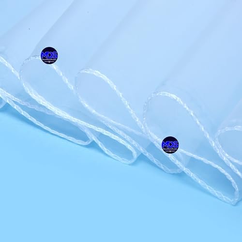 MDS Pack of 100 Organza Chair Sashes for Wedding & Event Décor – White - Image 4