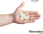 24 Favor Set, Yellow Bee Gift Wrap Tag w/Wildflower Seeds - Image 2