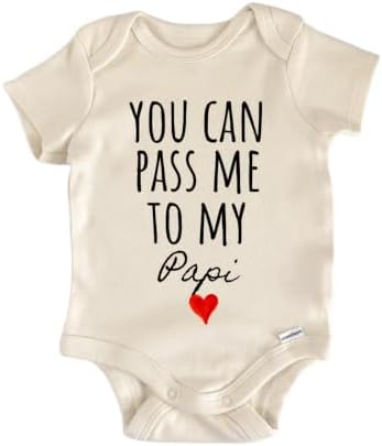 Papi Announcement Baby Gift Baby Bodysuit by NorthForkForager