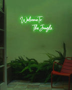 30x6 Inch Large Welcome to The Jungle Neon Sign With Timing Remote, Green Theme LED Sign for Home Office Decor, Jungle Light for Wall Decorations, Plant Shop - Image 7