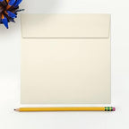 LUXPaper Square Invitation Envelopes | Peel & Press | 6 1/4" x 6 1/4" | Natural | 70lb. Text | 250 Qty - Image 4