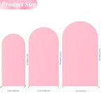 Wokceer Arch Backdrop Cover Pink Covers Stretchy Backdrop 7.2FT,6.6FT,6FT - Image 2