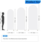 6,6.6,7.2FT Arch Backdrop Stand and Cover Set (Black) - Image 5