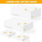 Large Buffet Risers & Display Stands, Black, 16"15"7.2"7.2", 4 Sets - Image 5
