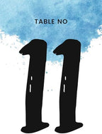 Numeric Design Table Number Cards Double Sided Party Table Numbers for Reception Baby Shower Anniversary Birthday Bridal Party 4x6 100 Pcs by Unknown