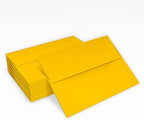 LUXPaper A2 Invitation Envelopes | Peel & Press | 4 3/8" x 5 3/4" | Sunflower Yellow | 80lb. Text | 250 Qty - Image 5