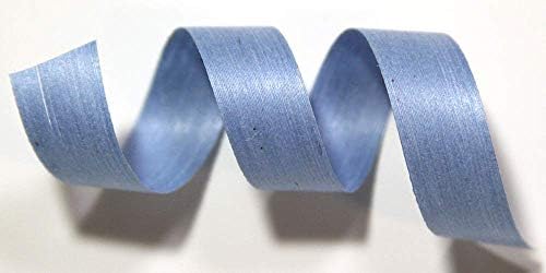 Natural Cotton Curling Ribbon for Gift Wrapping | 100% Biodegradable Holiday Gift Ribbons for Presents & Ribbons for Crafts | Blue Colored Curling Ribbon | 3/16, 1/2 & 5/8 Inch (Copen) by CreamCityRibbon
