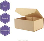 PACKHOME 6 Kraft Gift Boxes 9x6.5x3.8in with Magnetic Lids - Image 3