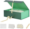 Large Gift Boxes with Lids 5 Pcs 13X9X4 In Green Magnetic Gift Box Large by Unknown