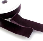 2" Velvet Ribbon Single Sided Soft Plush Luxury Craft Trim for Hair Bows Sewing Gift Wrapping Decorations Floral Arrangements and DIY Projects (Rustic Plum, 25 Yards) - Image 3