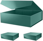 PACKHOME 3 Extra Large Green Gift Boxes Magnetic Lids 17x14.5x5.5in by PACKHOME
