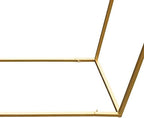 5.3x9.2ft/1.62x2.8m Wedding Arch Metal Garden Arbor Square Backdrop Stand Wedding Arches for Ceremony Metal Square Backdrop Stand Easy-to-Assemble Wedding Decorations Arch (Gold) - Image 5