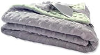 MEG ORIGINAL Minky Dot Baby Blanket Green/Gray (Crib (30 x 51 in)) - Image 5